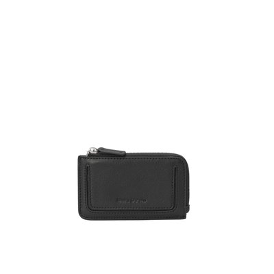 Porte-monnaie zippé small en cuir de vache finement grainé MARC O'POLO