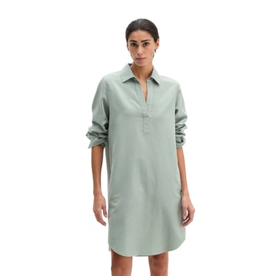 Robe chemisier relaxed en mélange de coton organique, de lyocell et de lin MARC O'POLO