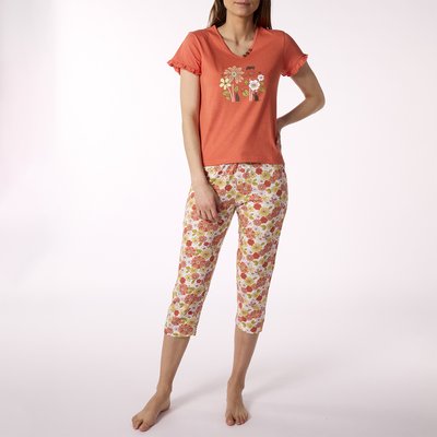 Pyjama court Femme PRAIRIE Orange DODO