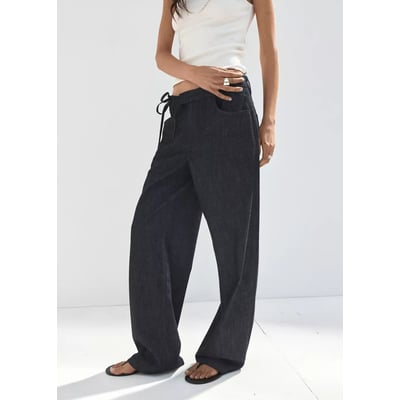 Jean low waist nœud MANGO