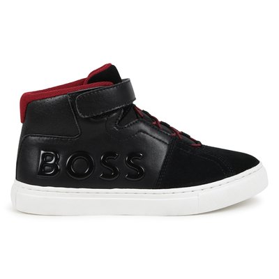 Baskets à lacets et scratch BOSS KIDSWEAR