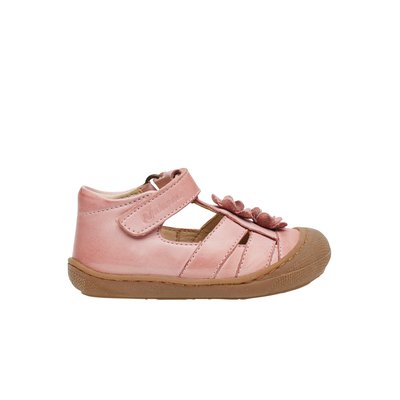 Sandales semi-fermée avec fleurs appliquées MAGGY NATURINO