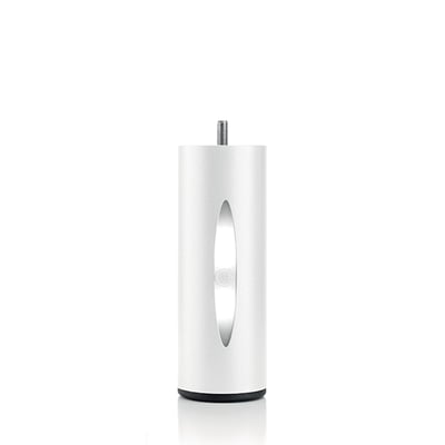 Jeu de pieds de lit cylindriques Hauteur 16 cm (2 lumineux + 2 métal Noirs) BELLECOUR
