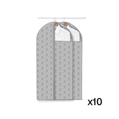 Lot de 20 housses pour vêtement H120 cm imprimé éventails CALICOSY