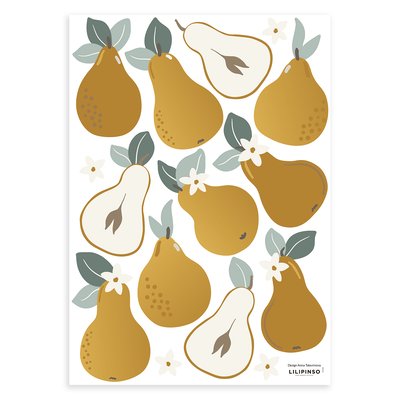 Stickers muraux les poires LOUISE LILIPINSO