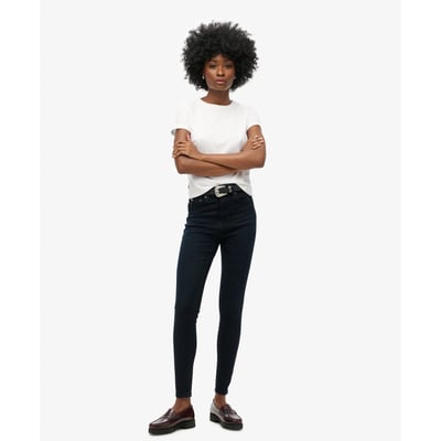 Jean Denim skinny taille haute en coton bio SUPERDRY