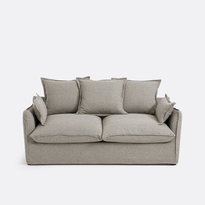Canapé convertible H14 cm, polyester, Odna LA REDOUTE INTERIEURS