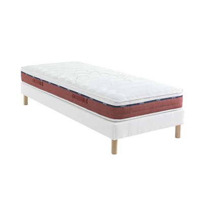 Ensemble matelas 100% latex, sommier Constellation et pieds Crépuscule 600 SOMEO