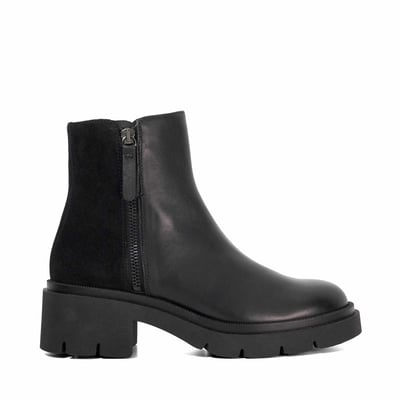 Bottines à Talons ESPACE En Daim Noir - Taille 37.5 EU (4.5 UK) - Occasion Très Bon état