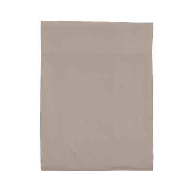 Drap plat percale made in France TERRE DE NUIT