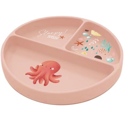 Assiette en silicone Slurpy la pieuvre SASSI JUNIOR