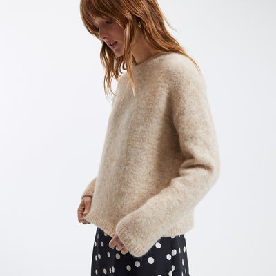 Pull laine et alpaga mélangés, Signature IGNACE LA REDOUTE COLLECTIONS