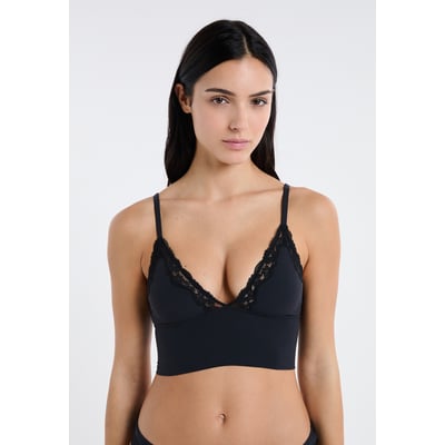 Soutien-gorge triangle en microfibre et dentelle PURE SOFT LACE ETAM