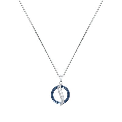 Collier en céramique et oxyde de zirconium BLEUE JOAILLERIE