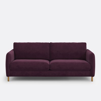 Sofá de terciopelo, 4 plazas Loméo LA REDOUTE INTERIEURS