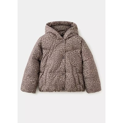 Anorak matelassé léopard MANGO KIDS