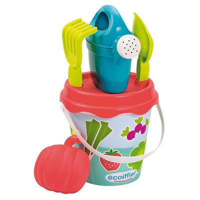 Seau Garni Décor Jardin 17 Cm ECOIFFIER