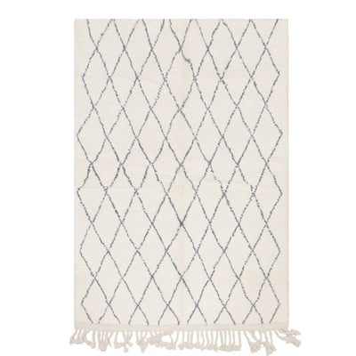Tapis berbère à losanges au design élégant 150 cm x 250 cm AFK LIVING