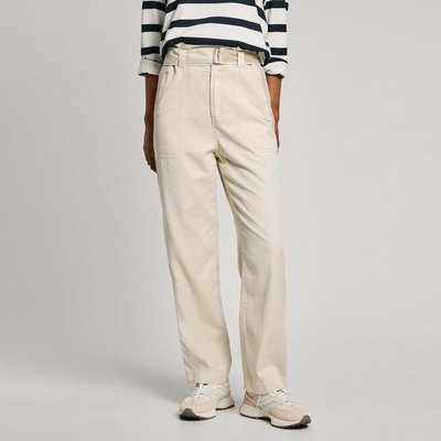 Pantalon Paper Bag En Sergé PEPE JEANS