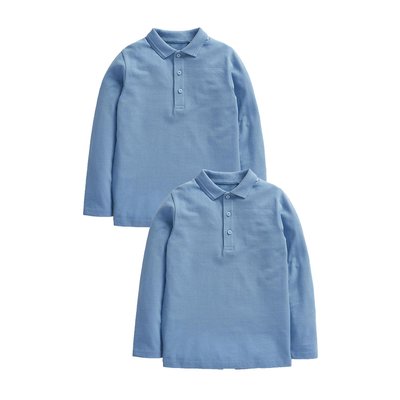 Polos à manches longues, lot de 2 NEXT