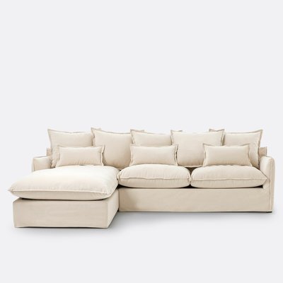 Canapé angle gauche velours convertible, Odna LA REDOUTE INTERIEURS