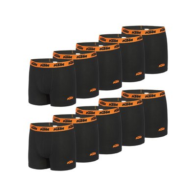 Lot de 10 Boxers coton ceinture coloré KTM FREEGUN