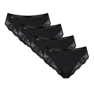 Lot de 3+1 gratuit slips échancrés Romance SLOGGI