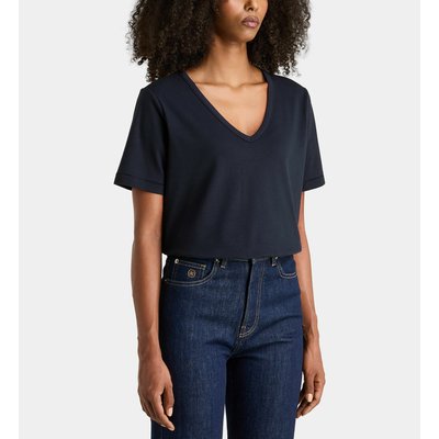 T-shirt Droit Uni Less En Coton Bio JODHPUR