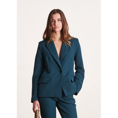 Veste tailleur ajustée en jacquard LA FEE MARABOUTEE