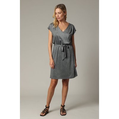 Robe en jersey fil textile avec ceinture intégrée AHELYA DEELUXE