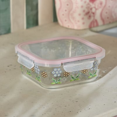 1.2L Spitalfields Silk Glass Food Container CATH KIDSTON