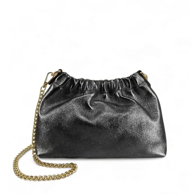 Mini-sac à main pouch en cuir grainé LA POUCHINETTE OH MY BAG