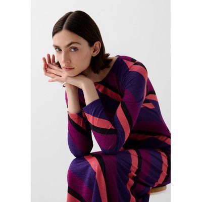 Robe rayures fil textile SCALPERS