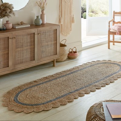 Tapis en jute de couloir GRACE FLAIR RUGS