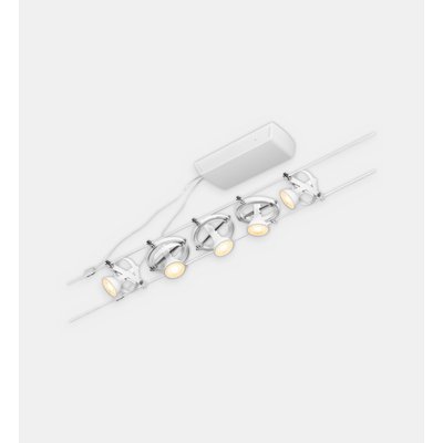 Kit De Base Wire Blanc Dépoli 5x10w PAULMANN