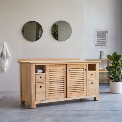 Meuble de rangement en teck massif 145 cm COLINE TIKAMOON