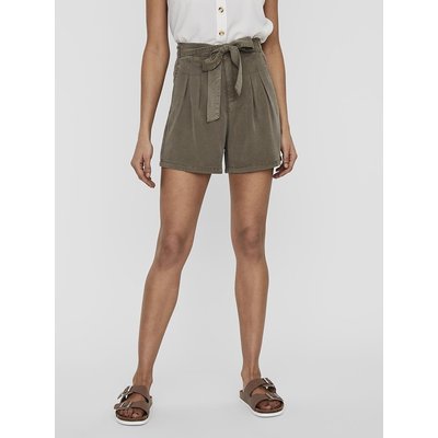 Shorts aus Lyocell mit Bindegürtel VERO MODA