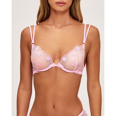 Soutien-gorge corbeille en mesh brodé MADISONIZ UNDIZ