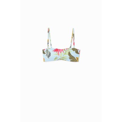 Haut de bikini bandeau tropical DESIGUAL