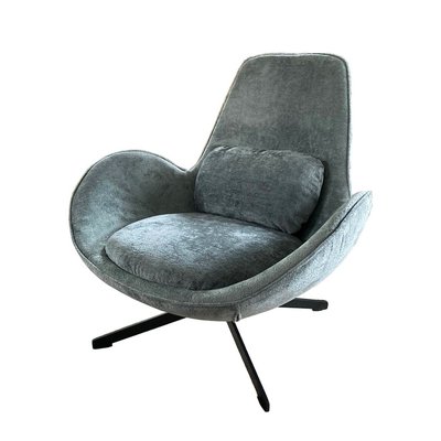 Fauteuil rotatif en velours - SPACE MATHI DESIGN