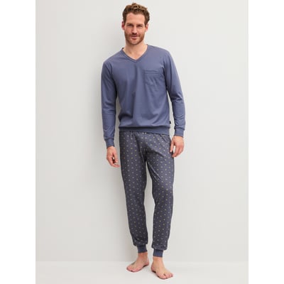 Pyjama avec bords élastiques manches longues Coton RELAX IMPRINT CALIDA