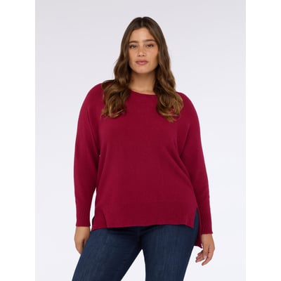 Pull ras-du-cou en mélange viscose FIORELLA RUBINO