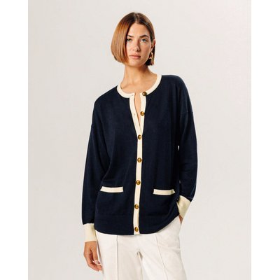 Gilet bicolore laine femme La Redoute