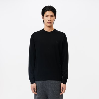 Pull en laine mérinos col rond LACOSTE