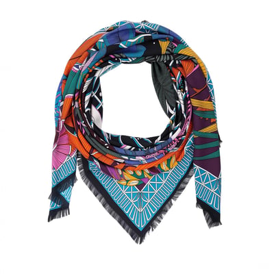 Foulard à motifs JARDIN D'HIVER WILD