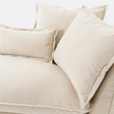Chaise longue izquierda de terciopelo, Odna LA REDOUTE INTERIEURS