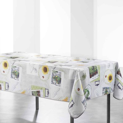 Nappe en polyester imprimé Petit Potager DOUCEUR D'INTÉRIEUR