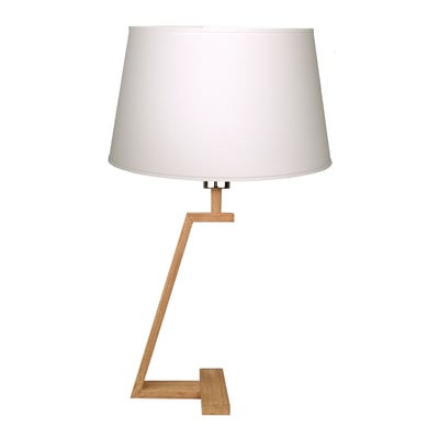 Lampe à poser en hêtre naturel, MEMPHIS ALUMINOR