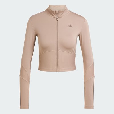 Haut zippé à côtes Hyperglam adidas Performance
