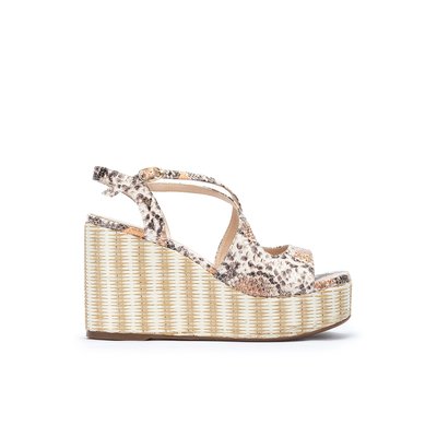 Sandales à semelles compensées cuir KRISTEN MARTINELLI